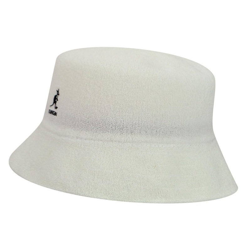 KANGOL قبعة كانغول برمودا - أبيض/أبيض لامع، كبير - Image 2